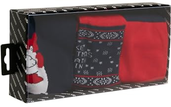Urban Classics Herren christmas Socks Weihnachts-Strümpfe Set Icebear 3er pack Socken, per pack Mehrfarbig (Multicolor 01667), 35/38 (Herstellergröße: 35-38)