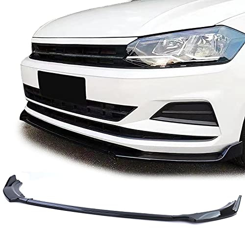 Cup Frontspoiler Lippe Performence Look Schwarz Glanz für VW Polo VI 2G AW 17-21