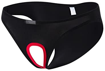 Addfect Herr trosor Ouvert erotiska stringtrosor öppen string sexig is siden tunn tanga underkläder, män frestelse silkeslen kalsonger bodysuit underkläder andas underkläder
