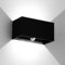 ENCOFT 24WApliques LED Exterior, Luz Exterior con Sensor de Movimiento Impermeable IP65, Apliques Pared Exterior Interior Ángulo de Luz Ajustable 120°, en Aluminio, Blanco Frio 6000K, Negro