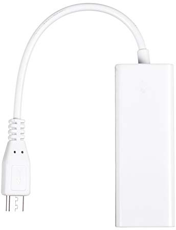 CSDC Adaptateur Ethernet pour Tablette PC Mini USB 5 Broches vers RJ45 10/100 Mbps