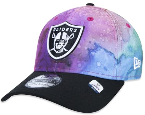 New Era 39Thirty NFL CC Raiders KepsEra Damer/Herrar - fullcap basebollkeps curved brim cap Sluten på baksidan, med skärm Vinter höst-vinter - S/M (54-57 cm) färgglad