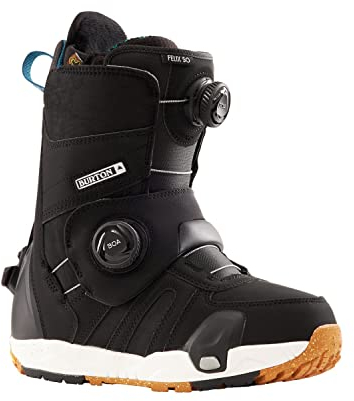 Burton Damen Snowboardstiefel Felix Step On 22/23 - 8/40, Schwarz, Step On Befestigungssystem, Neopren-Einkerbungen, innovative Rückenverstärkung