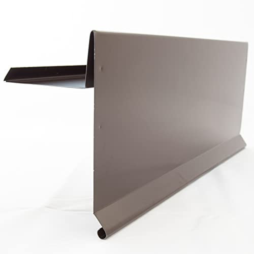 FTMETALLI - Frontespizio Scossalina Grondaia in lamiera zincata - Frontespizio Scossalina Grondaia Tdm Sv 45 Cm 1 Pezzo Da Mt 2