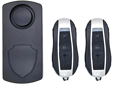 Rianpesn Alarme Moto étanche | Mouvement Vibration sans Fil,Alarme étanche IP55 Super puissante 110 DB avec télécommanpour vélo, Moto, Scooter électrique