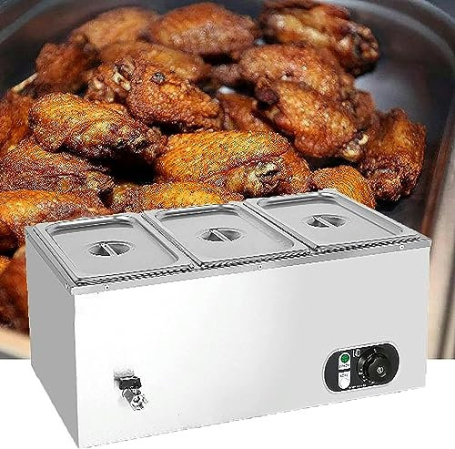 Scaldavivande da banco elettrico commerciale, server da buffet da tavolo da 1500 W, server elettrico a buffet per ristoranti, catering, caffetterie, feste in casa