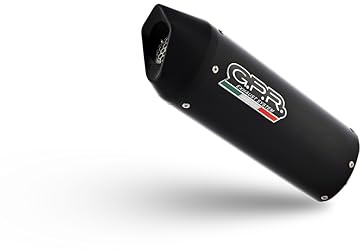 GPR Auspuff kompatibel mit Honda Forza 750 2021-2023, Furore Evo4 Schwarz, Auspuff zugelassen, Schalldämpfer mit abnehmbarem DB-Killer und spezifischem Anschluss