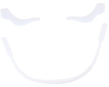 UPKOCH Brillenhalter Mit Universeller Passform – Es-halterungen Brillenhalter Brillenband Brillenohr Bequem Für Kinder Weiß