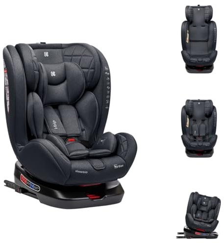Kikkaboo Kindersitz i-Trip i-Size (40-150 cm) Gruppe 0+/1/2/3 verstellbar Isofix grau