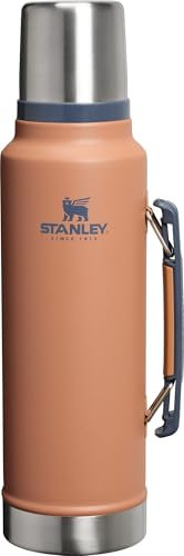 Stanley Classic Legendary Vacuum Bottle 1.5 qt | Wide Mouth with Leakproof Cup Lid | Keep Drinks Hot or Cold | Packable for Travel | Insulated Stainless Steel Thermal Bottle | BPA-Free | Toast