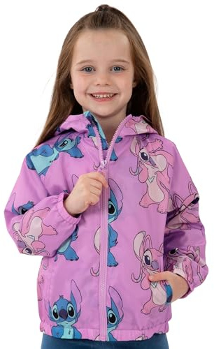 Disney Stitch Impermeabile Bambina, Impermeabili Giacca Lilo E Stitch, Cappotto Bambino, Giacca Impermeabile Angel
