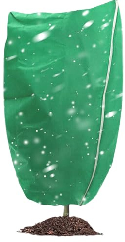 Protezione delle Piante Inverno 2stk | Invernale 120x100 cm per Piante di Container | Vlies, Materiale di al, con Nastro tiro con Cerniera, Verde Durevole, USA la Pian