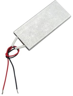 2 unités 70 x 30 x 6 mm 60/80/140/230/270 degrés élément chauffant PTC 12 V/48 V température constante chauffage htc boîtier en aluminium (12 V 60 degrés 5-20 W)
