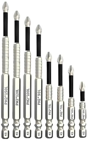 9PCS High-Magnetic Screwdriver Drill Bit Set Anti Slip Screwdriver Bits Durable and Precision Screwdriver Bits Kit Screwdriver Bit Sets Magnetic Drill Bits Compatible with Electric Drill