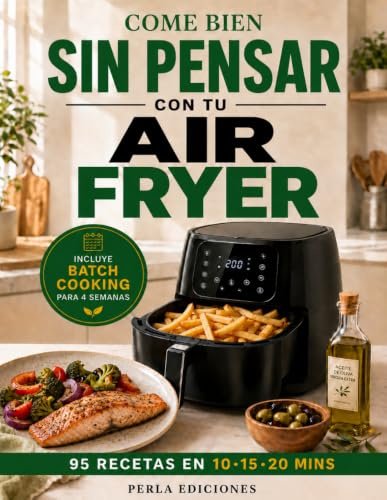 COME BIEN SIN PENSAR CON TU AIR FRYER: 95 Recetas en español: fáciles, rápidas y saludables para freidora de aire