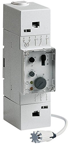Perry 1TMTE083 Termostato con Sonda Modulare Din, Grigio