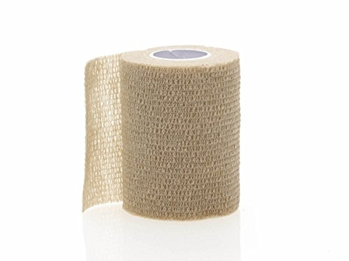 McKesson Cohesive Self Adherent Bandage 4X5 Yds Nonsterile Tan - Model 16-3404