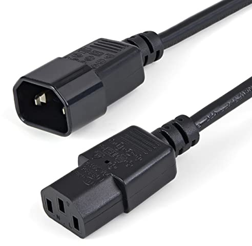 StarTech.com Câble / Cordon d'extension d'alimentation standard C13 vers C14 de 1m - Mâle / Femelle (PXT1001M)