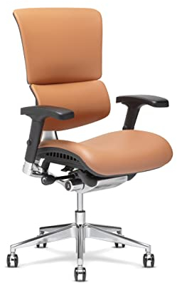 X4 Leder-Chefsessel Modern Cognac Leather