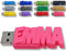 Clé USB Personnalisée avec Votre Texte (8 Go, Rose) - Un Cadeau Original et Unique - USB 3.0