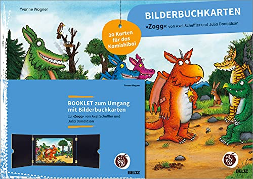 Bilderbuchkarten »Zogg« von Axel Scheffler und Julia Donaldson: 20 Karten für das Kamishibai, mit Booklet (Beltz Nikolo Bilderbuchkarten)