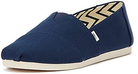 Alpargata Canvas Slip-On Shoe Unisex Comfortable Lightweight Espadrilles Breathable Summer Footwear Blue