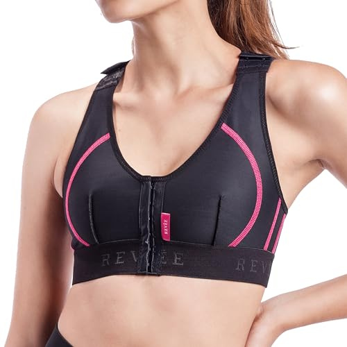 REVÉE Reggiseno Post-Operatorio - Reggiseno Donna a Fascia per Mastoplastica Additiva, Riduttiva, Sostituzione Protesi, Oncoplastica, Quadrantectomia - Bra Laetitia