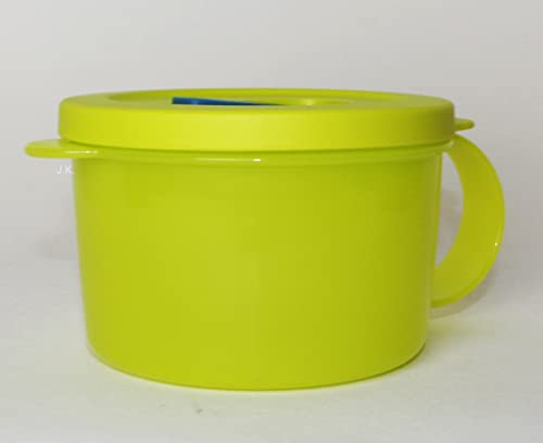 TUPPERWARE Crystal Wave Mikrowelle Tasse Suppentasse 470ml Limette + Kugelschreiber
