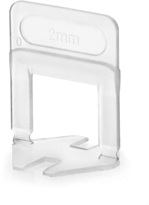 QWORK 200 piezas lengüetas para nivelar azulejos, cuñas niveladoras suelo, para juntas de 2mm de ancho