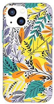 tech21 EVO Art iPhone 13 Mini Ramo Floral – Compatible con Apple Magsafe Funda Protectora integrada de 12 pies con protección múltiple