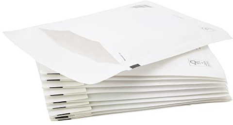 Postmaster Padded Envelopes A5 White Peel Seal Bubble Mailers 170x225mm, 10 Pack