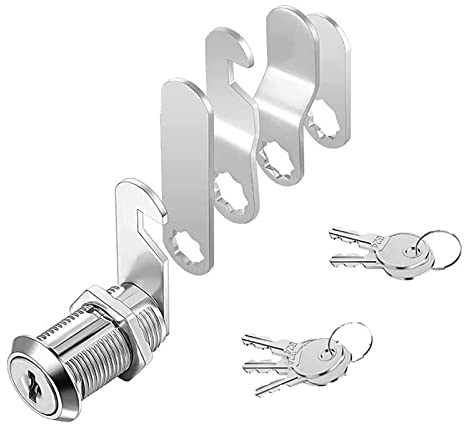 Serrure boite aux lettres, Serrure de BoîTe Aux Lettres 5 CléS, Livré Avec 5 Plaques de Verrouillage DifféRentes, Serrure de BoîTe Aux Lettres de 16 Mm, Serrure à Levier pour BoîTes Aux Lettres