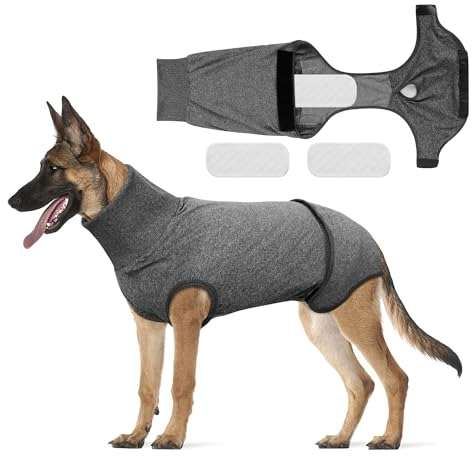 Hundebody Nach Op, Einteiler Hundebody Kastration Hündin Genesung Nach Operationen Oder Wunden, Leckschutz Hund, Hundewindeln, Hundebody Nach Kastration Rüden (XL)