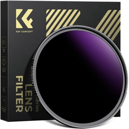 K&F CONCEPT 55mm Filtro ND1000000 Cámara Eclipse Solar Cert. ISO 12312-2