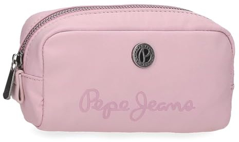 Pepe Jeans Corin Trousse de Toilette Rose 17 x 9 x 6,5 cm Polyester et PU by Joumma Bags, Rose, Talla única, Trousse de Toilette