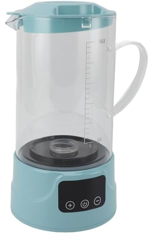Jarra de Agua de Hidrógeno, Generador de Agua Rica en Hidrógeno de 1000-1500ppb de 1,5 L, Hervidor de Agua Rico en Hidrógeno Recargable por USB, Máquina de Agua de Hidrógeno