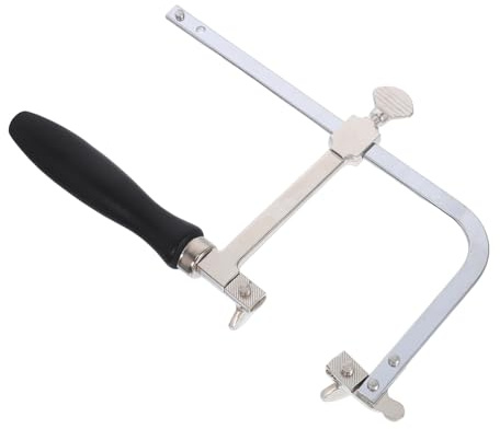DINHEAROM De Calar Manual Arco Forma Portátil Para Cortar Metal Con Mango Ergonómico Ajustable Para Fabricación y Joyería