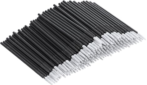 400 Stück Microbrush, Wimpern Bürste, Wimpern Bürstchen, Einweg Applikator Pinsel, Mikrofaserspitzen Für Wimpernverlängerungen, Make-up-Anwendung, Präzisionsreinigung