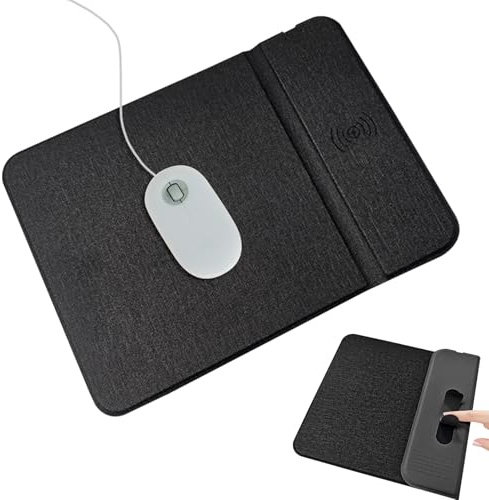 Wireless Charging – Foldable, Fast Charger | Multifunctional with Built-In Wireless Charging for Phones, Office Desks, Travel, Road Trips, Laptops, Computers, Keyboards