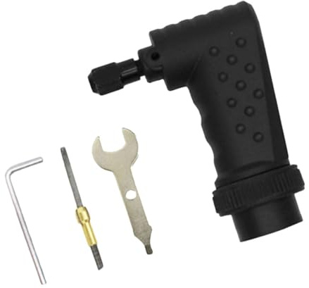 SHINEOFI 4 piezas Adaptador Eléctrico para Amoladora Mini Accesorio Convertidor de Ángulo Recto Herramienta Giratoria para Espacios Reducidos Resistente y Duradero