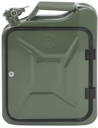Beaudreaul Kanister Bar Mobile Barschränke Grün Jerrycan Mix Getränke Abschließbare Mini Whisky bar, für Parks, Stränden, Camping, Picknicks usw, 35 * 15,5 * 47cm