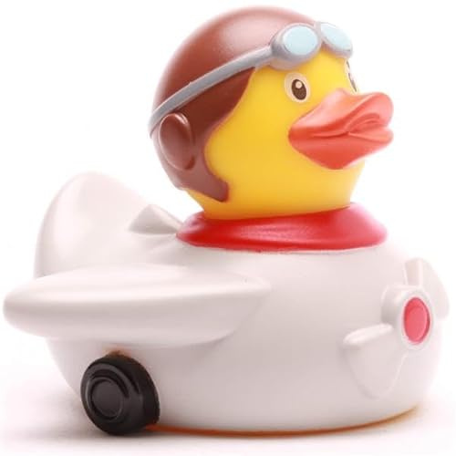 Duckshop Pilot Ente – Originelle Dekofigur & Geldgeschenk für Flugpersonal und Vielflieger – Humorvolle Geschenkidee – Sammlerfigur – 9 cm