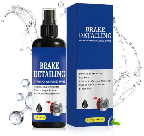 Nettoyant Frein Voiture,100ml Dégraissant Anti-Bruit,Nettoyant Anti-Rouille pour Freins Auto - pour Auto, Moto, Camion, Extérieur, Chaîne, Pneu, Moteur