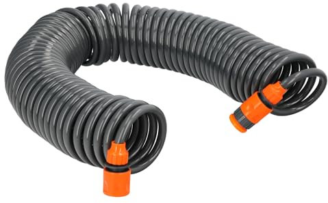 Manguera Riego Jardin Autoenroscable Con Conectores 15 Metros