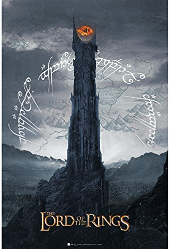 ABYstyle - IL SIGNORE DEGLI ANELLI Poster La Torre di Sauron (91,5 x 61 cm)