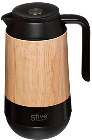 5five - pichet isotherme 1l effet bois naturel