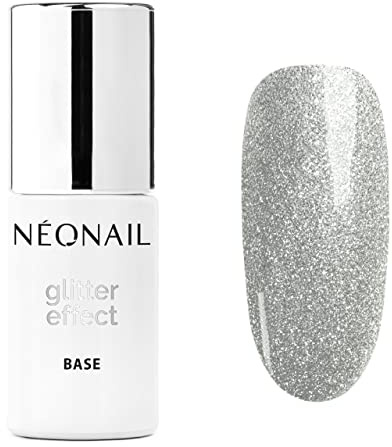 NÉONAIL Basis mit Glitzereffekt 7,2 ml - Silver Shine