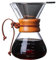 HERCHR Pour Over Kaffeebereiter Hand Kaffee Edelstahl Handfilter Aus Glas Mit Permanentfilter 400ML, Glas Kaffeekanne Mit Filter Aus Edelstahl, Kaffeefilter-Brauer, Kaffee Zubehör Für 2-3 Tassen