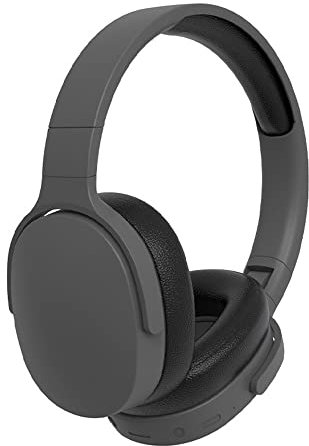 Satohom P2961 Auriculares Inalámbricos Bluetooth HD Micrófono Plegable Cascos Inalambricos Hi Fi Estéreo Cancelación Ruido Control Volumen Carga Rápida USB Inalambricos Auriculares(Gris Tinta)