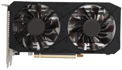 Vikye Gaming Graphics Card, 4GB GDDR5 GTX 960 128Bit Dual Fan Gaming Graphics Card, Desktop PC GPU Graphics Card Support HD Multimedia Interface DisplayPort DVI